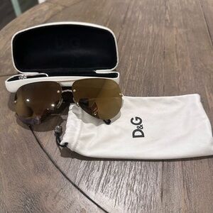 Authentic D&G Brown Sunglasses with Case